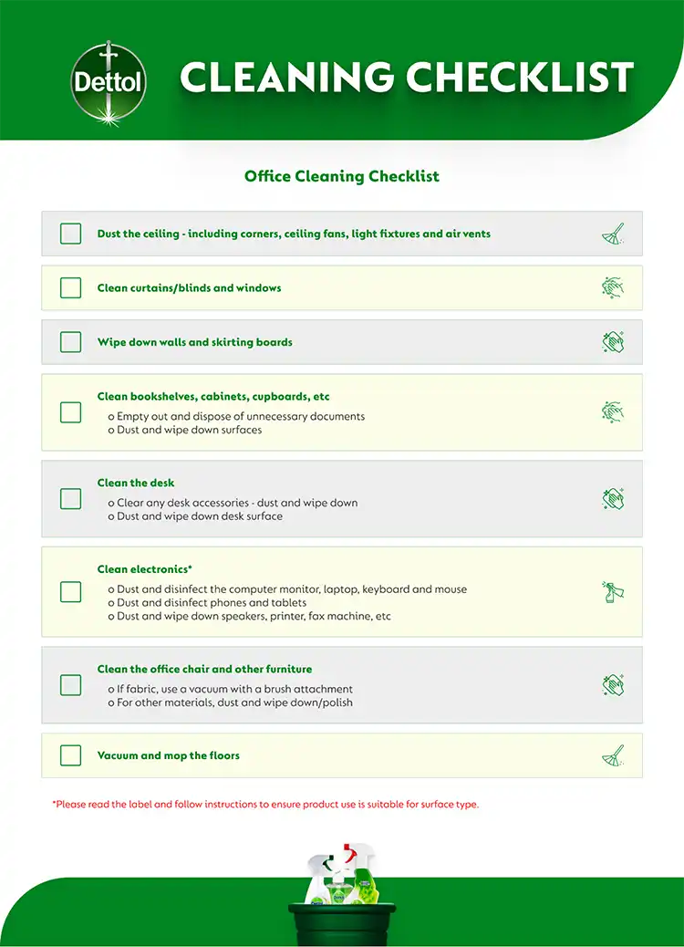 Office Cleaning Checklist